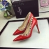 valentino Rockstud Pump patent leather red